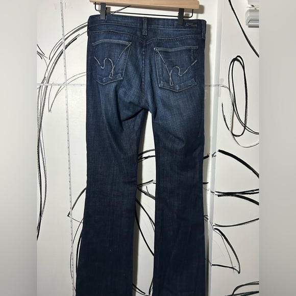Citizens of Humanity High Rise Bootcut Amber Stretch Dark Blue Jeans Sz 28 - Picture 4 of 12